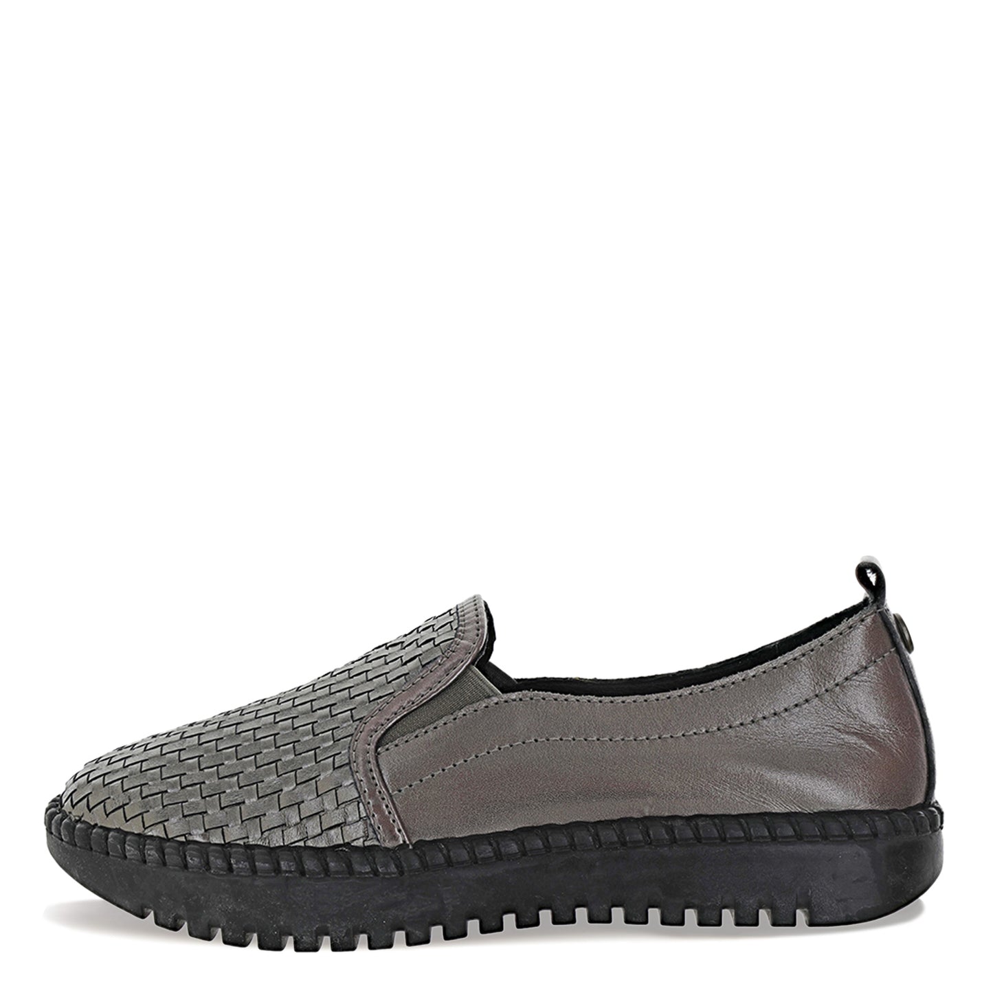 Peltz Shoes Women's Bernie Mev TW114 Slip-On GUNMETAL TW114-GUNMET