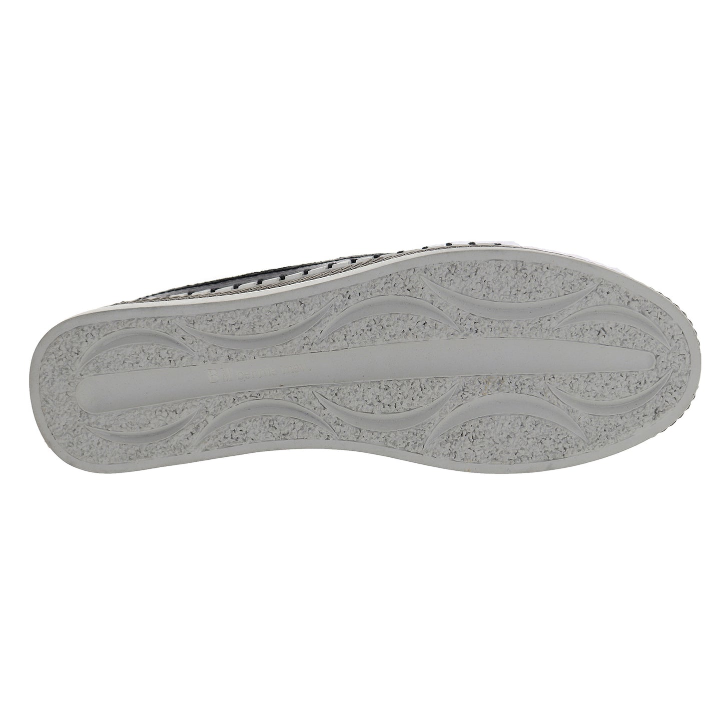 Peltz Shoes Women's Bernie Mev TW140 Slip-On Silver Black TW140-BLK SIL
