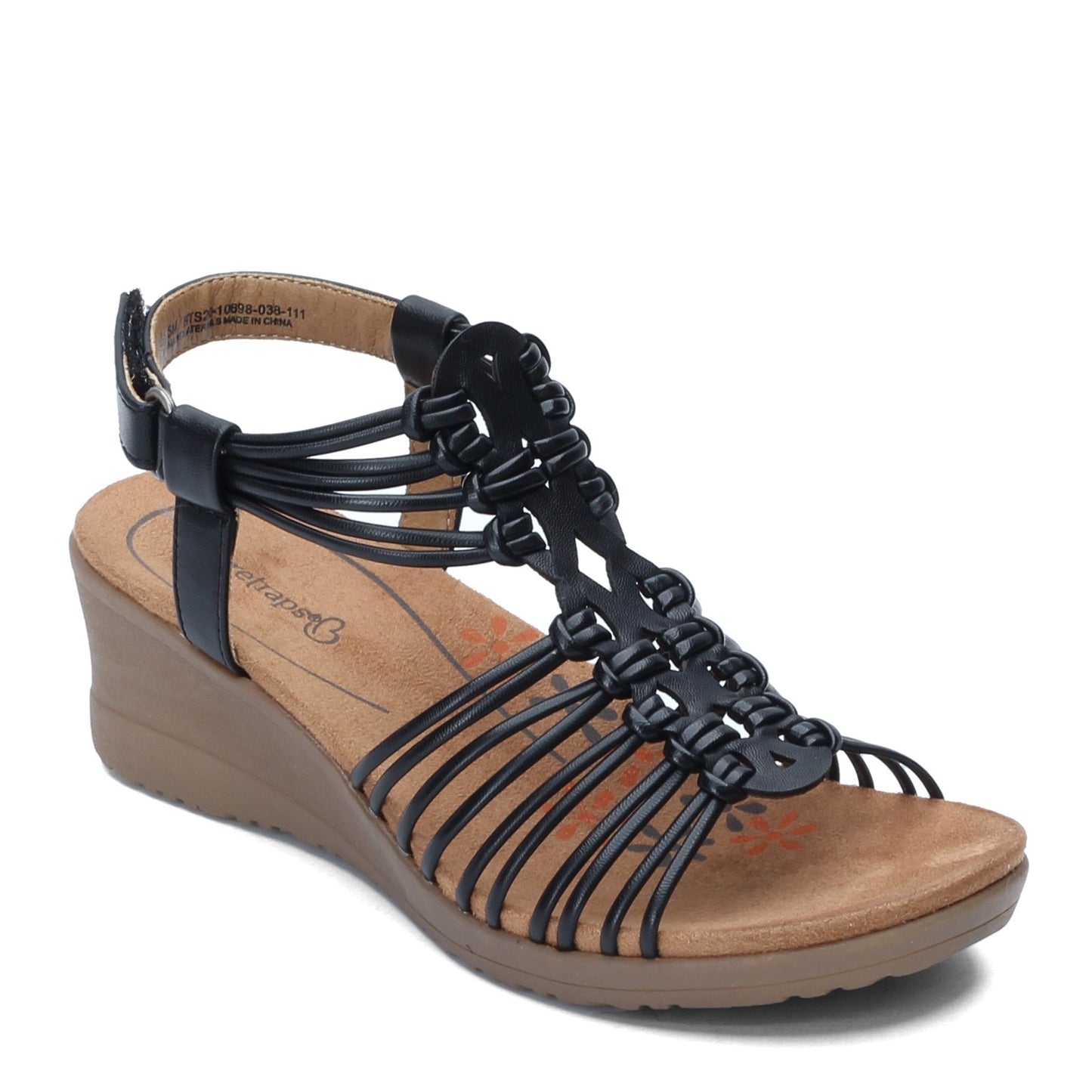 Peltz Shoes Women's Baretraps Taren Sandal BLACK TAREN-BLACK