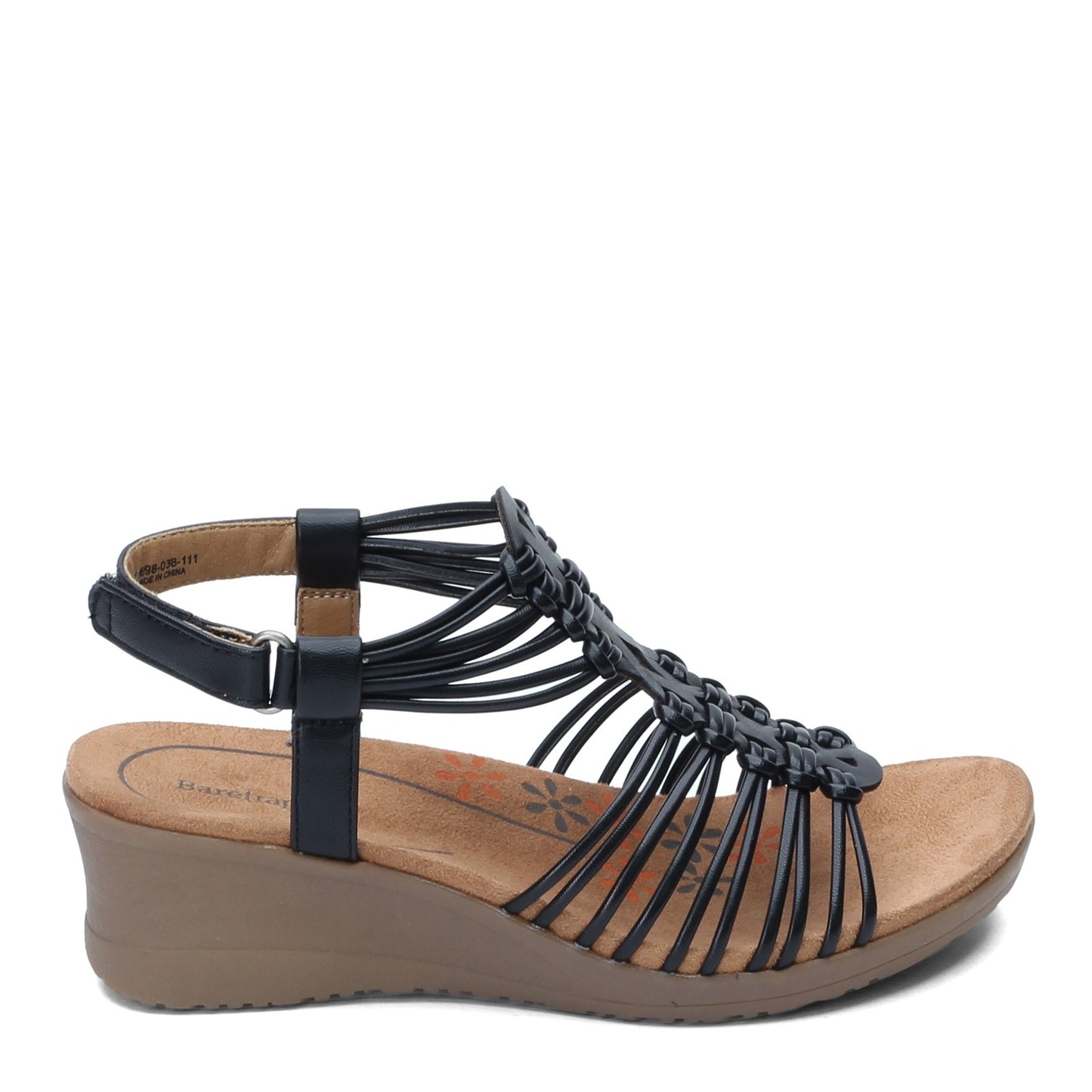 Peltz Shoes Women's Baretraps Taren Sandal BLACK TAREN-BLACK