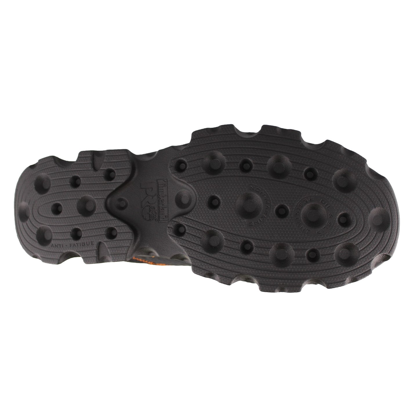 Peltz Shoes Men's Timberland Pro Powertrain Alloy EH Work Shoe BLACK ORANGE TB0A1B6S001