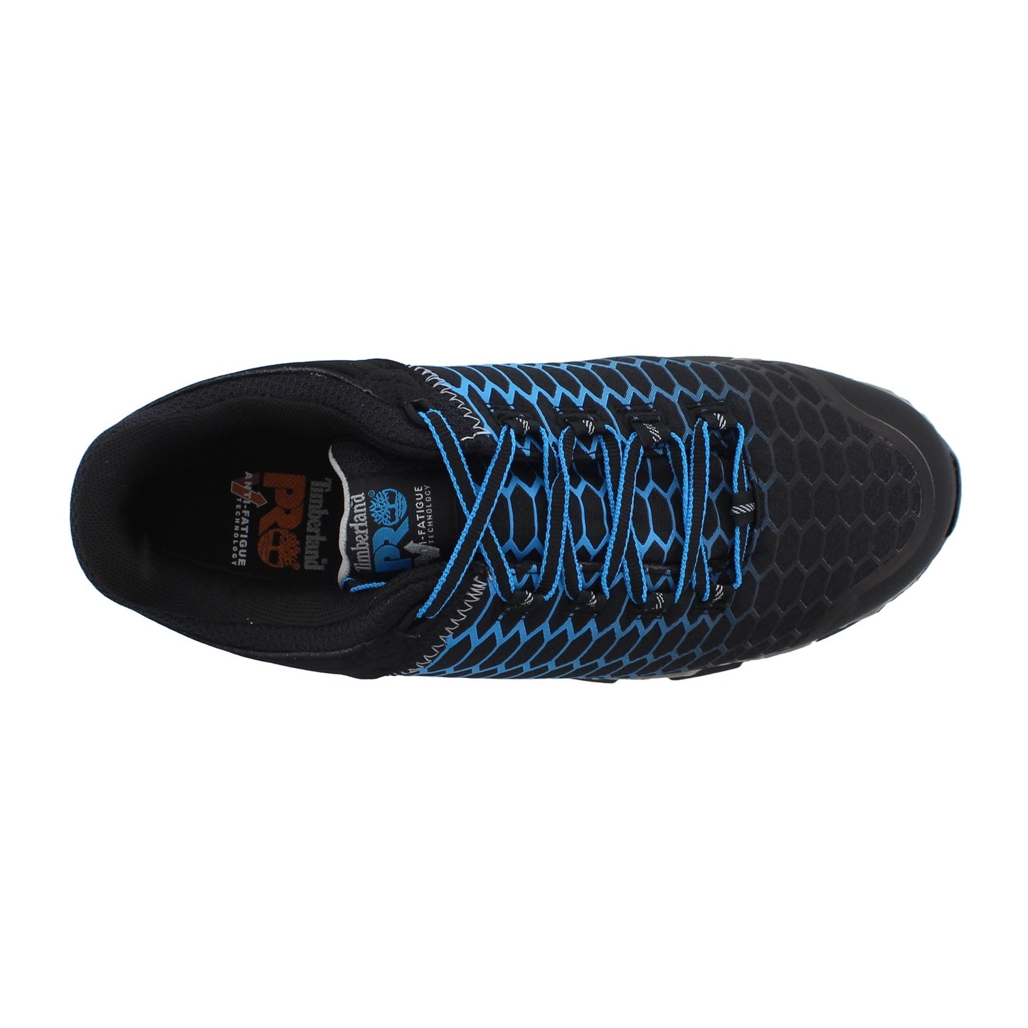 Peltz Shoes Men's Timberland Pro Powertrain Alloy EH BLACK BLUE TB0A1HRU001