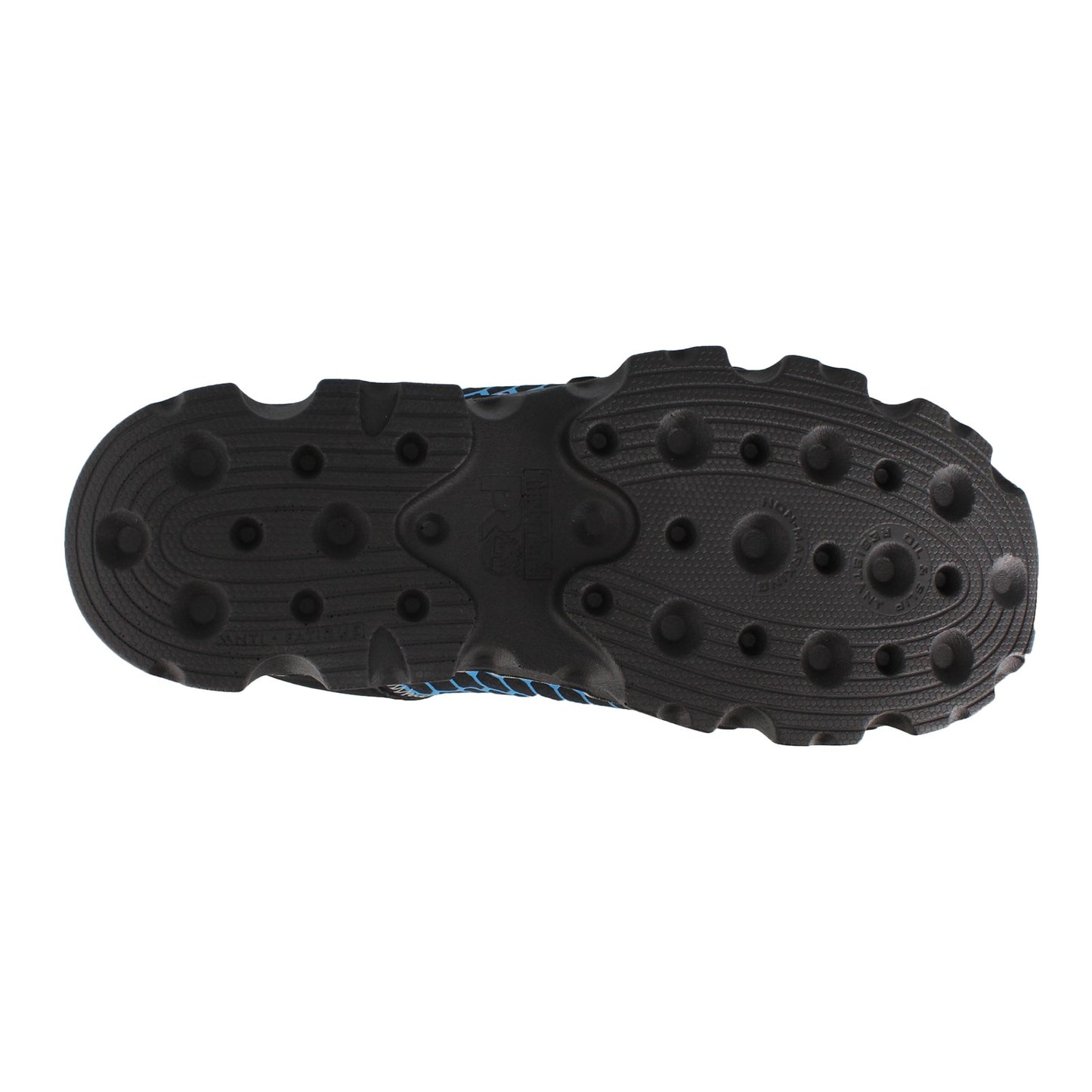 Peltz Shoes Men's Timberland Pro Powertrain Alloy EH BLACK BLUE TB0A1HRU001