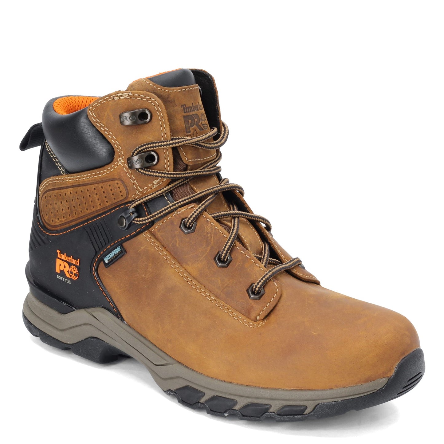 Peltz Shoes Men's Timberland PRO Hypercharge Waterproof 6 inch Boot BROWN TB0A1Q56214