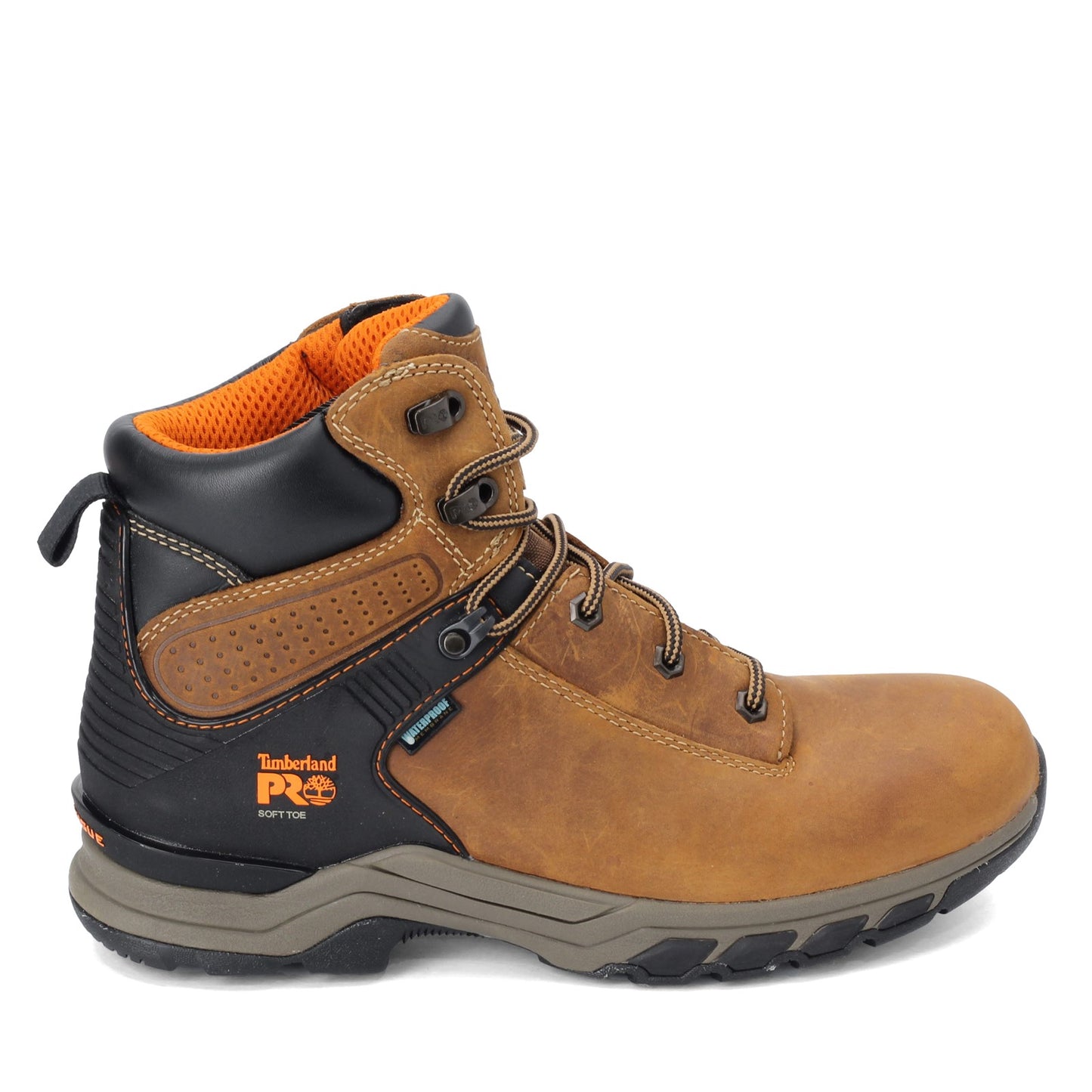 Peltz Shoes Men's Timberland PRO Hypercharge Waterproof 6 inch Boot BROWN TB0A1Q56214