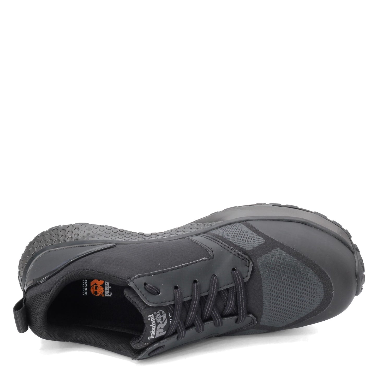 Peltz Shoes Men's Timberland Pro Reaxion Low Comp Toe Work Shoe BLACK GRAY TB0A1ZA2001