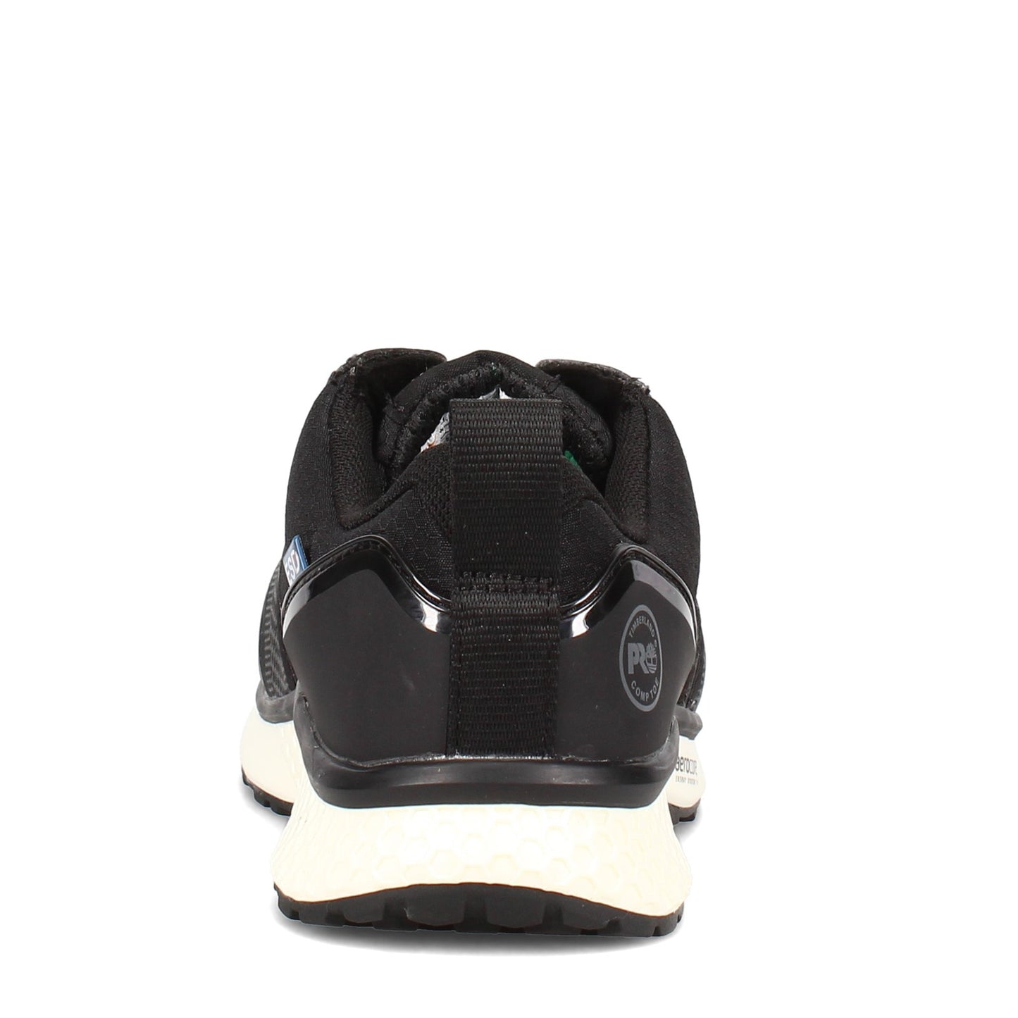 Peltz Shoes Women's Timberland Pro Reaxion Low Comp Toe Work Shoe BLACK / WHITE TB0A27D1
