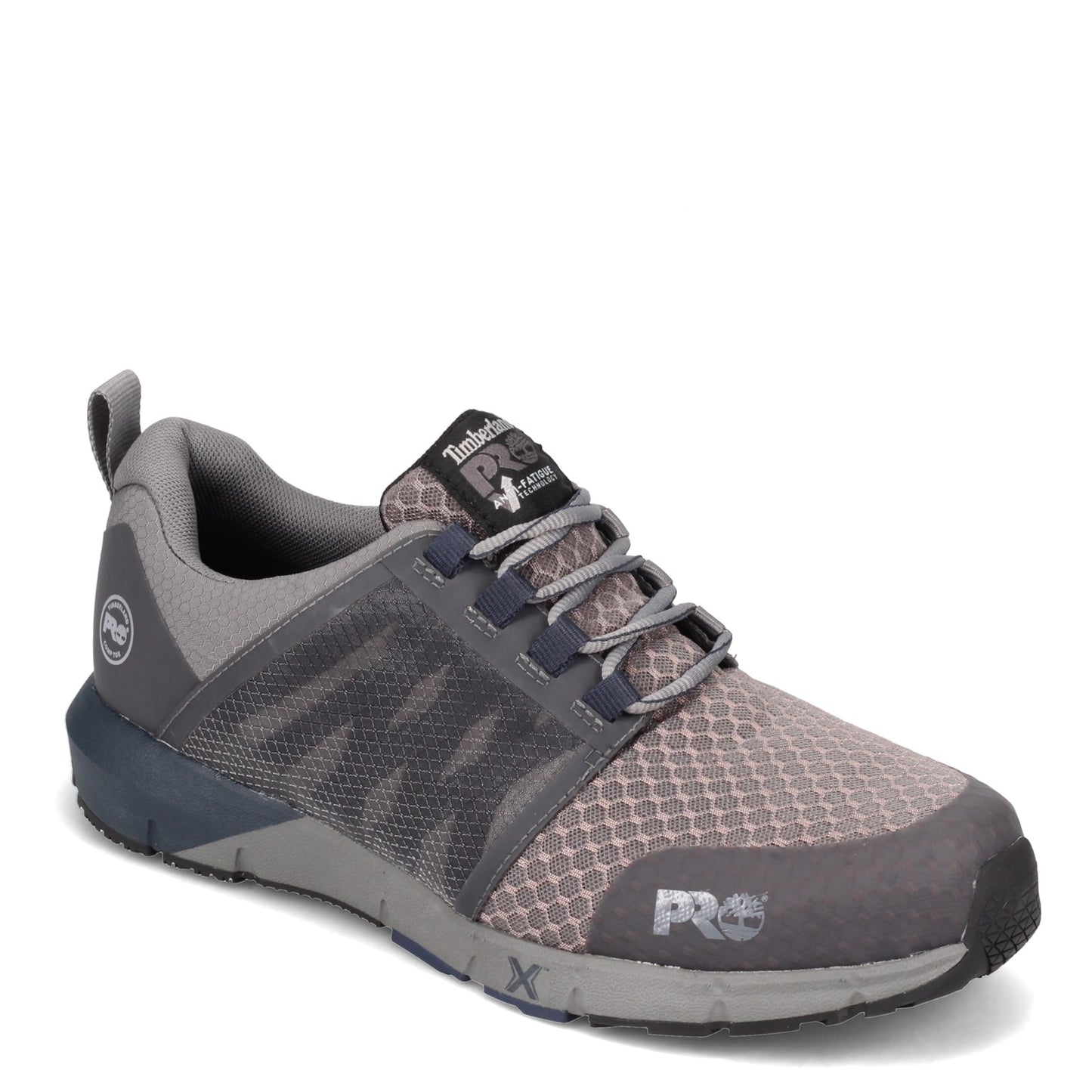 Peltz Shoes Men's Timberland Pro Radius Comp Toe Work Shoe CHARCOAL BLUE TB0A27WT065