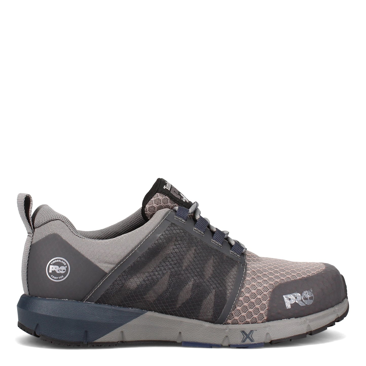 Peltz Shoes Men's Timberland Pro Radius Comp Toe Work Shoe CHARCOAL BLUE TB0A27WT065