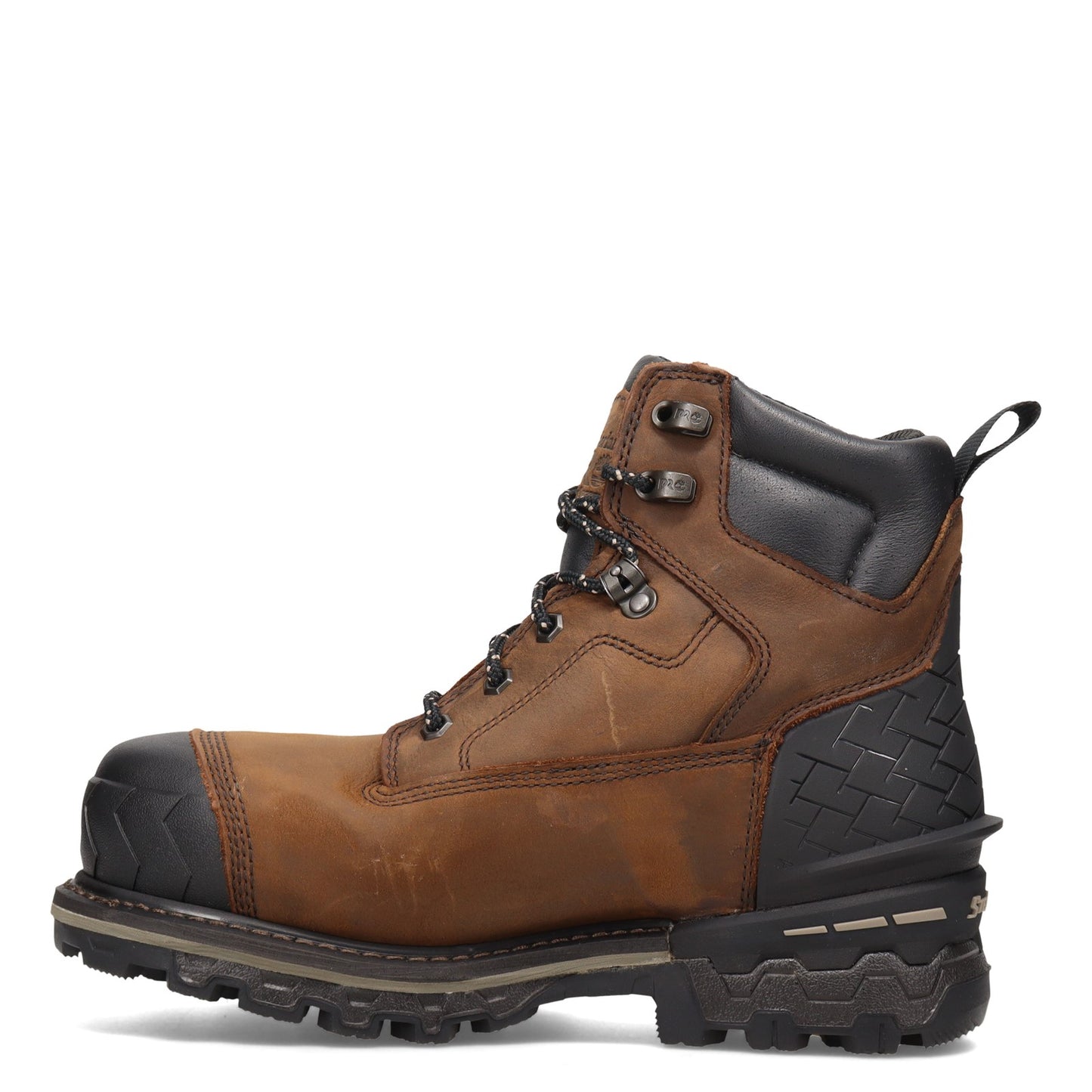 Peltz Shoes Men's Timberland Pro Boondock HD Composite Toe Work Boot BROWN TB0A29RK214