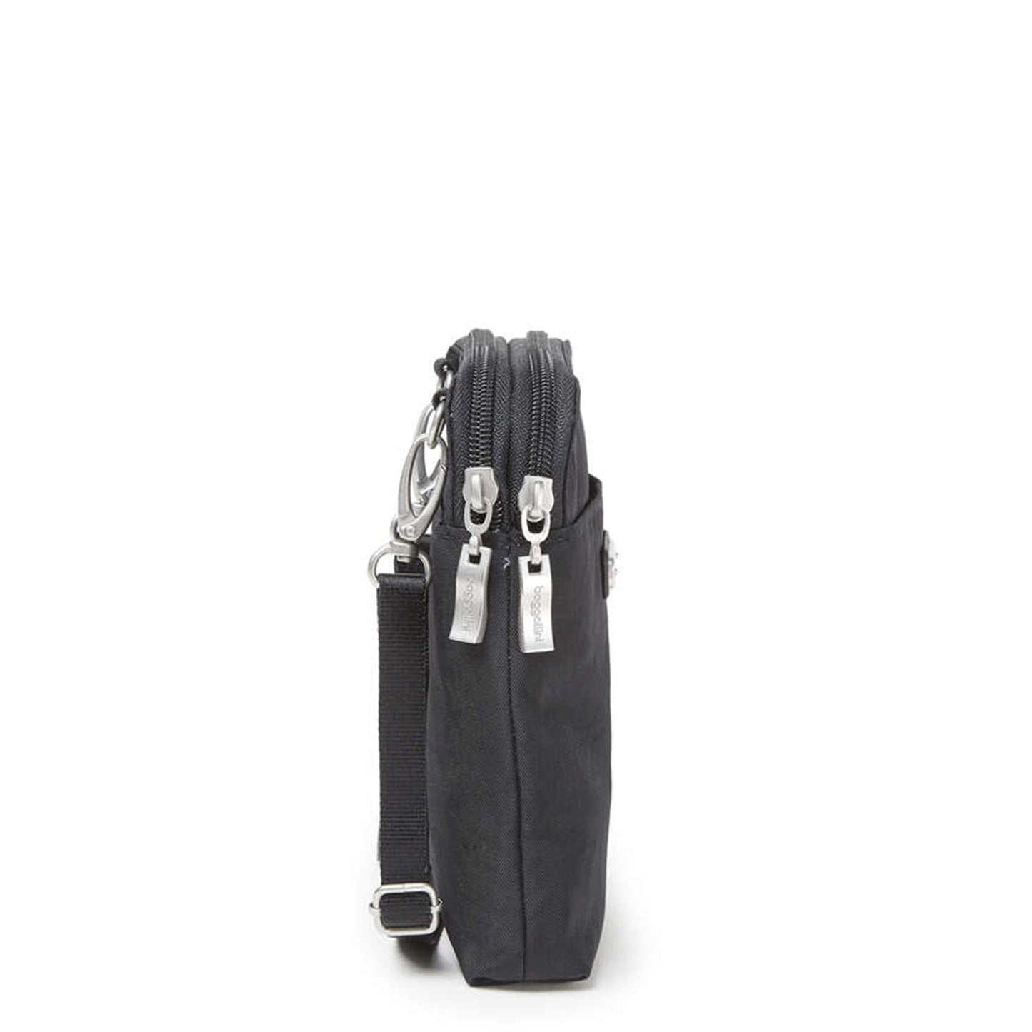 Peltz Shoes Baggilini Take Two Rfid Bryant Crossbody BLACK TBR401-BLACK