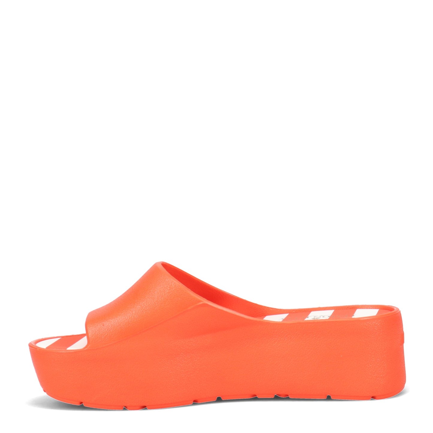 Peltz Shoes Women's Lemon Jelly Teela Slide ORANGE TEELA03-ARANCIO