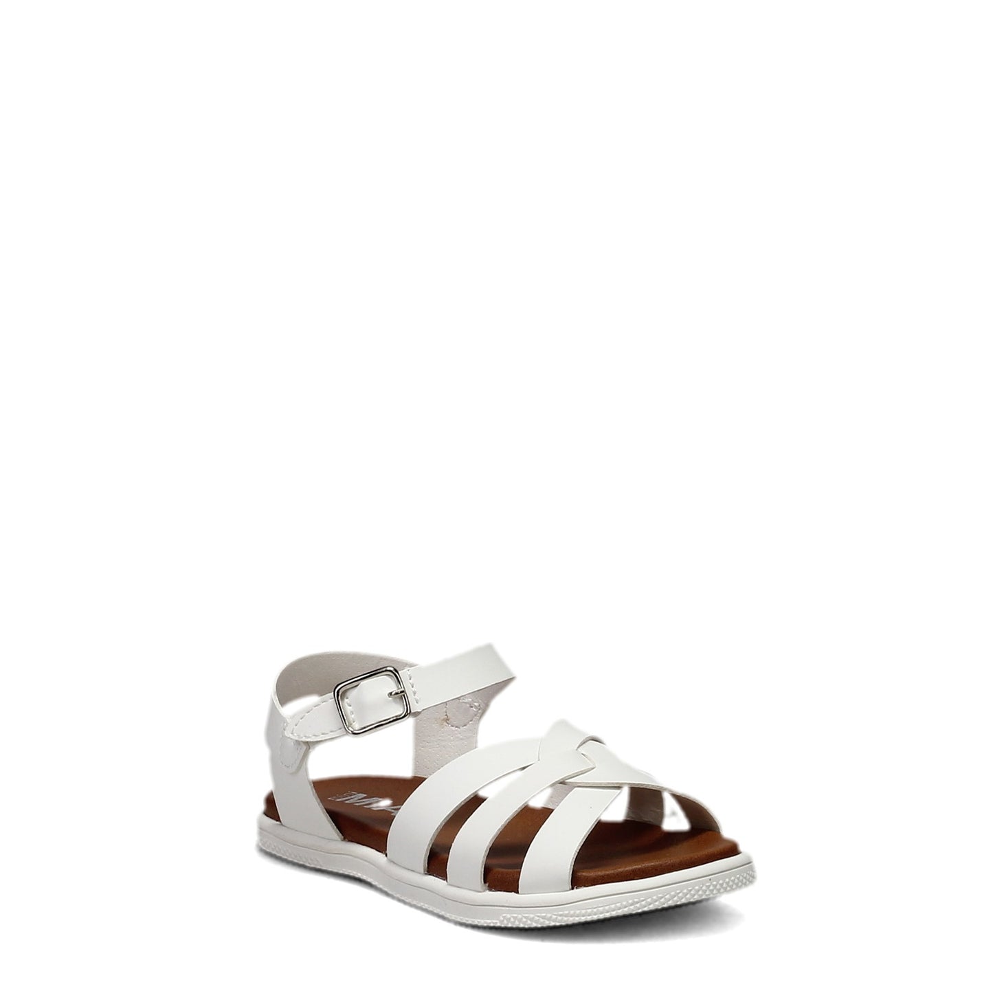 Peltz Shoes Girl's MIA Kids Little Minnie Sandal - Toddler & Little Kid WHITE TGT275-WHT
