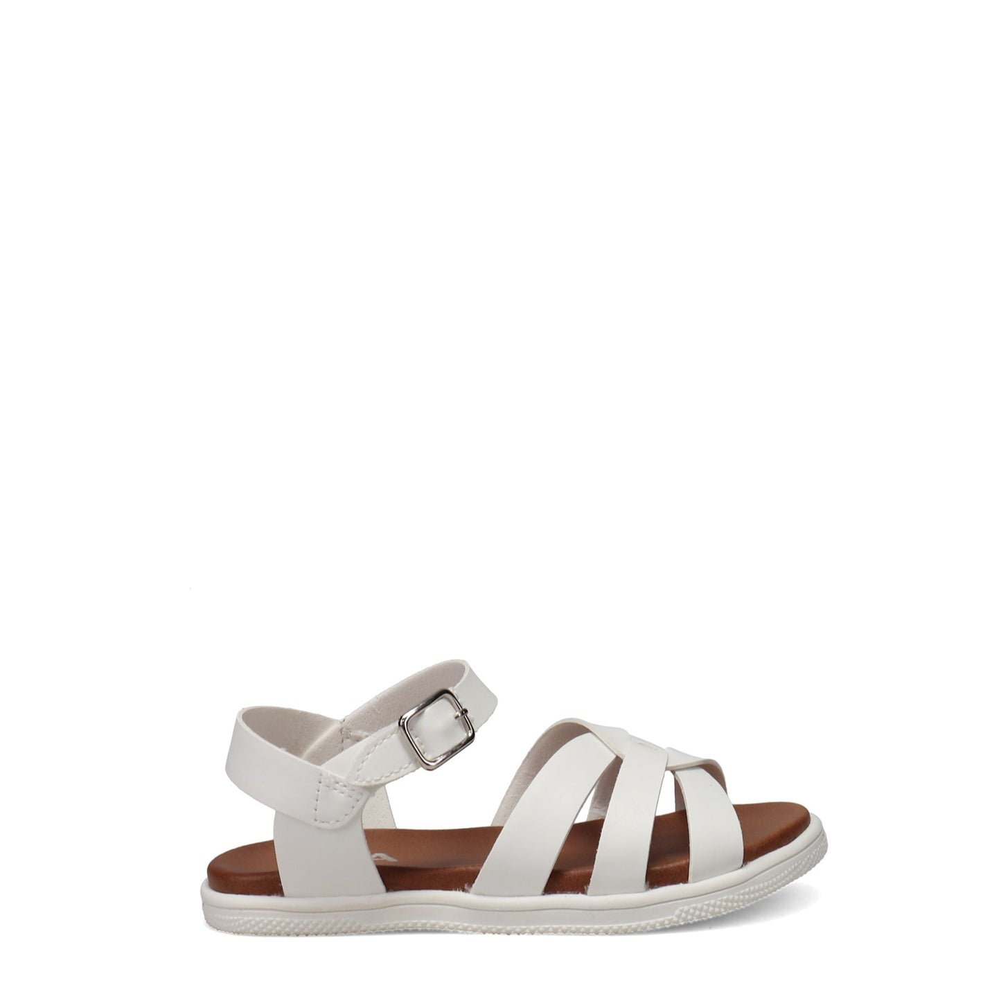 Peltz Shoes Girl's MIA Kids Little Minnie Sandal - Toddler & Little Kid WHITE TGT275-WHT