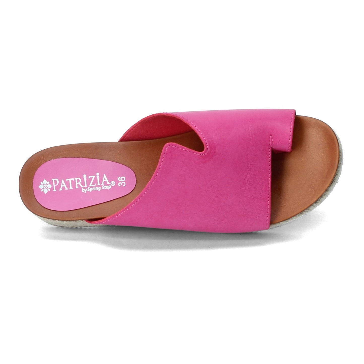 Peltz Shoes Women's Patrizia Toeloop Sandal Fuschia TOELOOP-FX