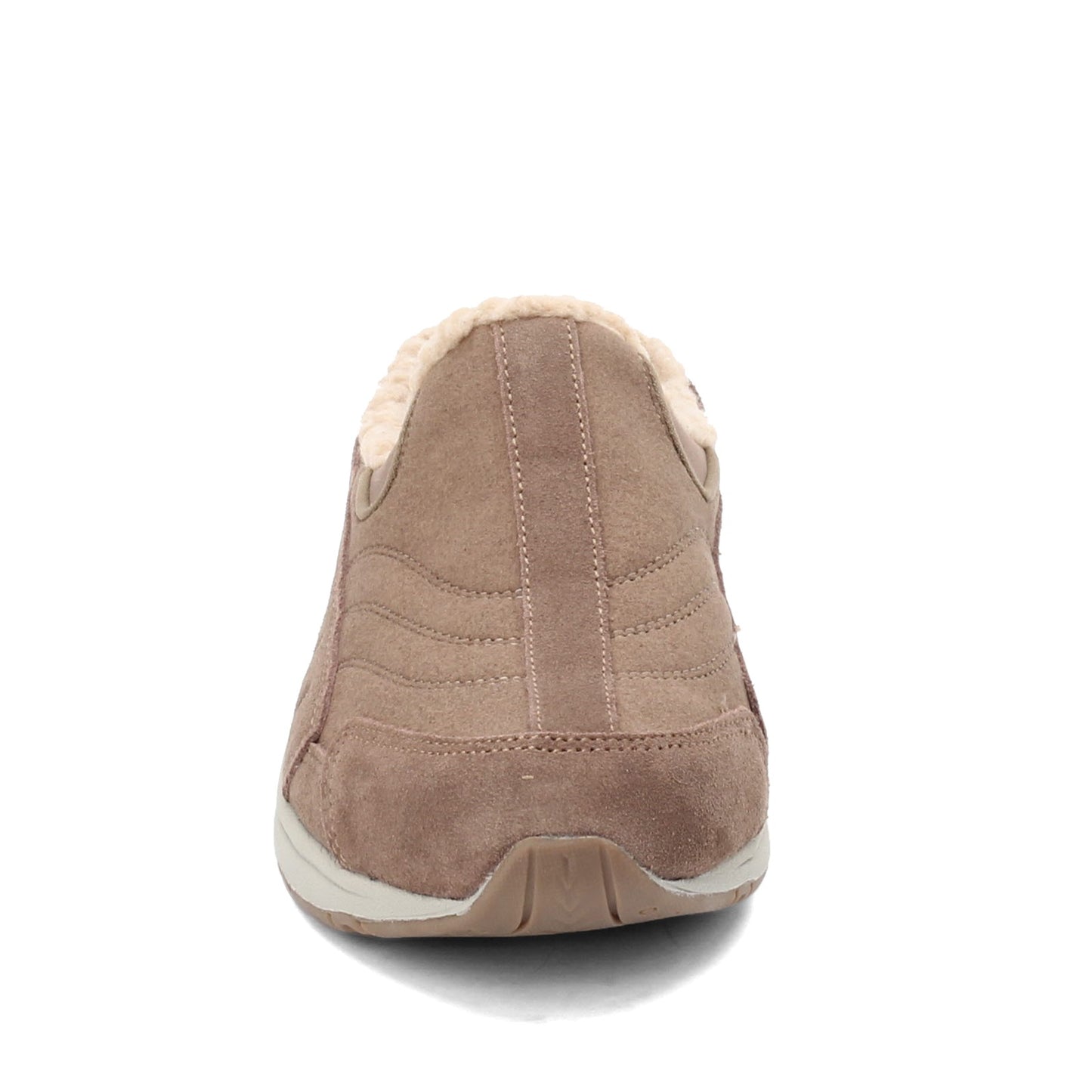 Peltz Shoes Women's Easy Spirit Travelfuzz Clog TAUPE TRAVELFUZZ-240