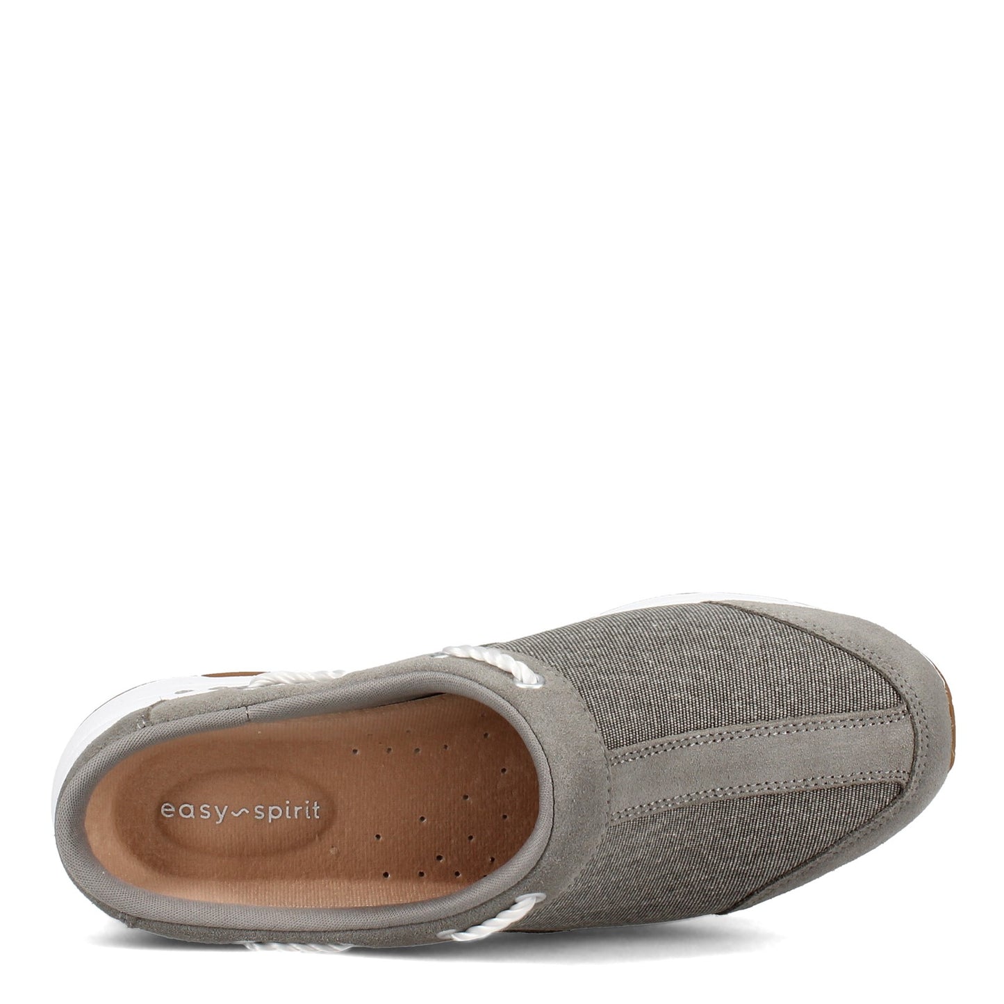 Peltz Shoes Women's Easy Spirit Travelport Clog GREY TRAVPORT23-060