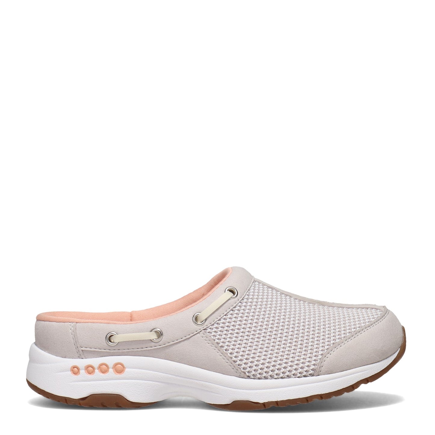 Peltz Shoes Women's Easy Spirit Travelport Clog GREY LIGHT TRAVPORT79-050