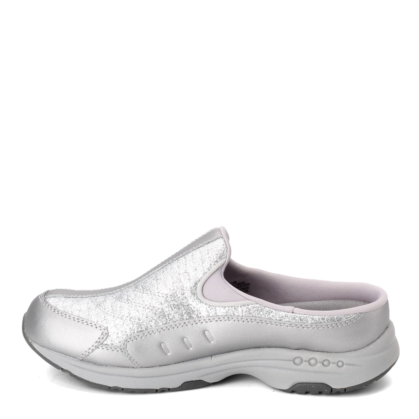 Peltz Shoes Women's Easy Spirit Traveltime Classic Clog SILVER TRAVTIME481-040