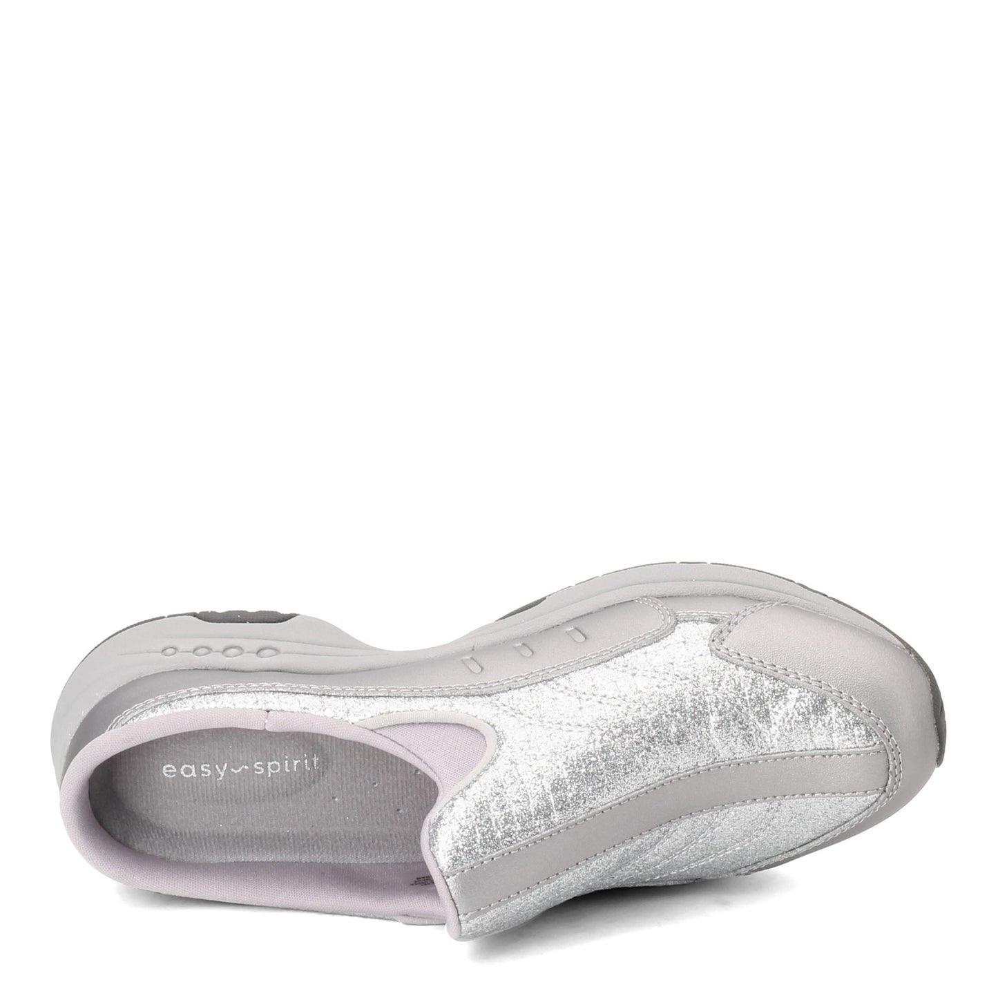 Peltz Shoes Women's Easy Spirit Traveltime Classic Clog SILVER TRAVTIME481-040