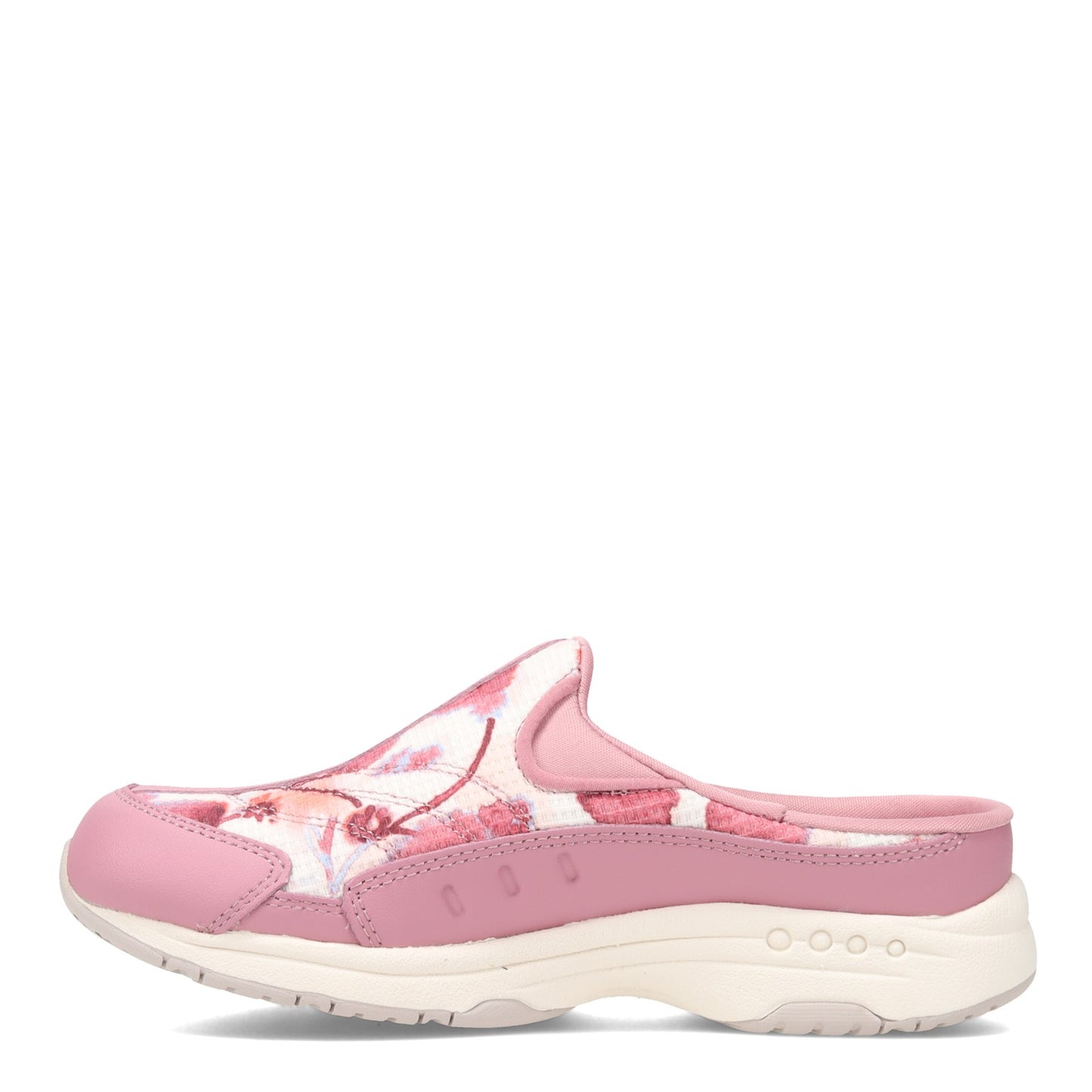 Peltz Shoes Women's Easy Spirit Traveltime Classic Clog PINK WHITE TRAVTIME513-660