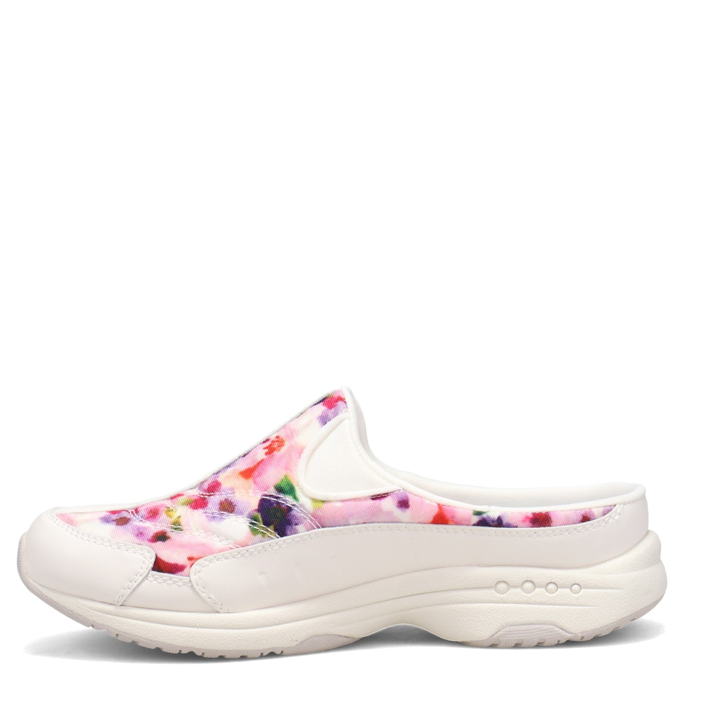 Peltz Shoes Women's Easy Spirit Traveltime Clog WHITE / SPRING FLOWE TRAVTIME525-140