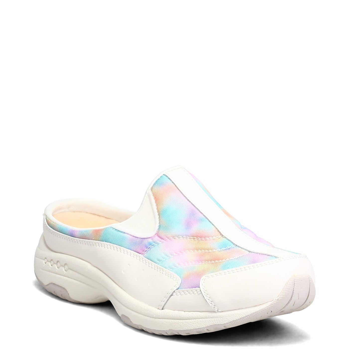 Peltz Shoes Women's Easy Spirit Traveltime Classic Clog WHITE TRAVTIME527-140