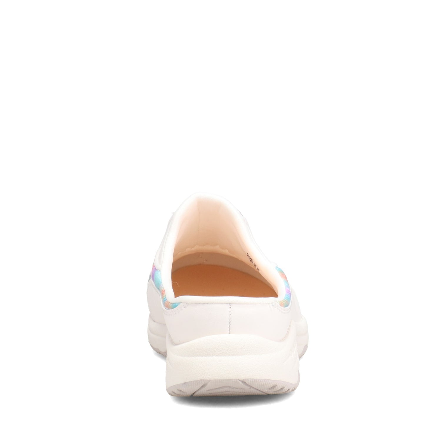 Peltz Shoes Women's Easy Spirit Traveltime Classic Clog WHITE TRAVTIME527-140