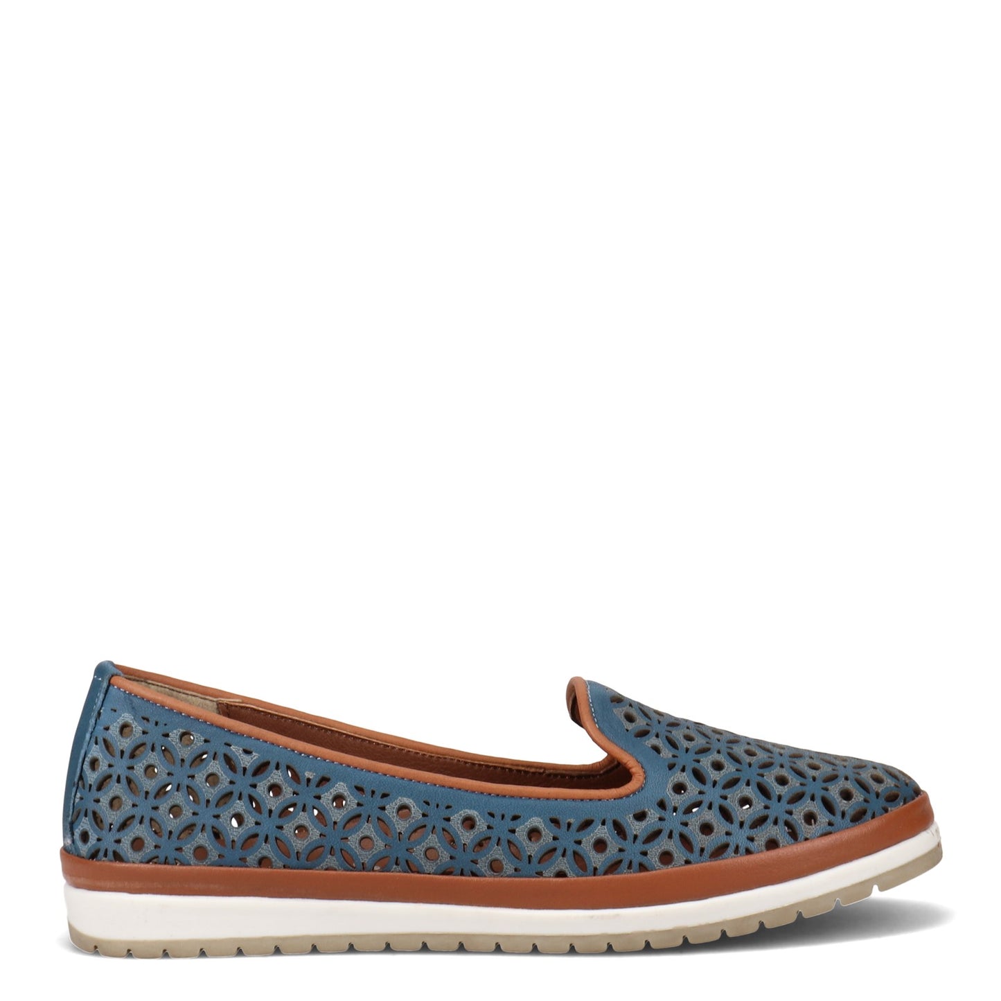 Peltz Shoes Women's Spring Step Tulisa Slip-On Blue TULISA-BLU
