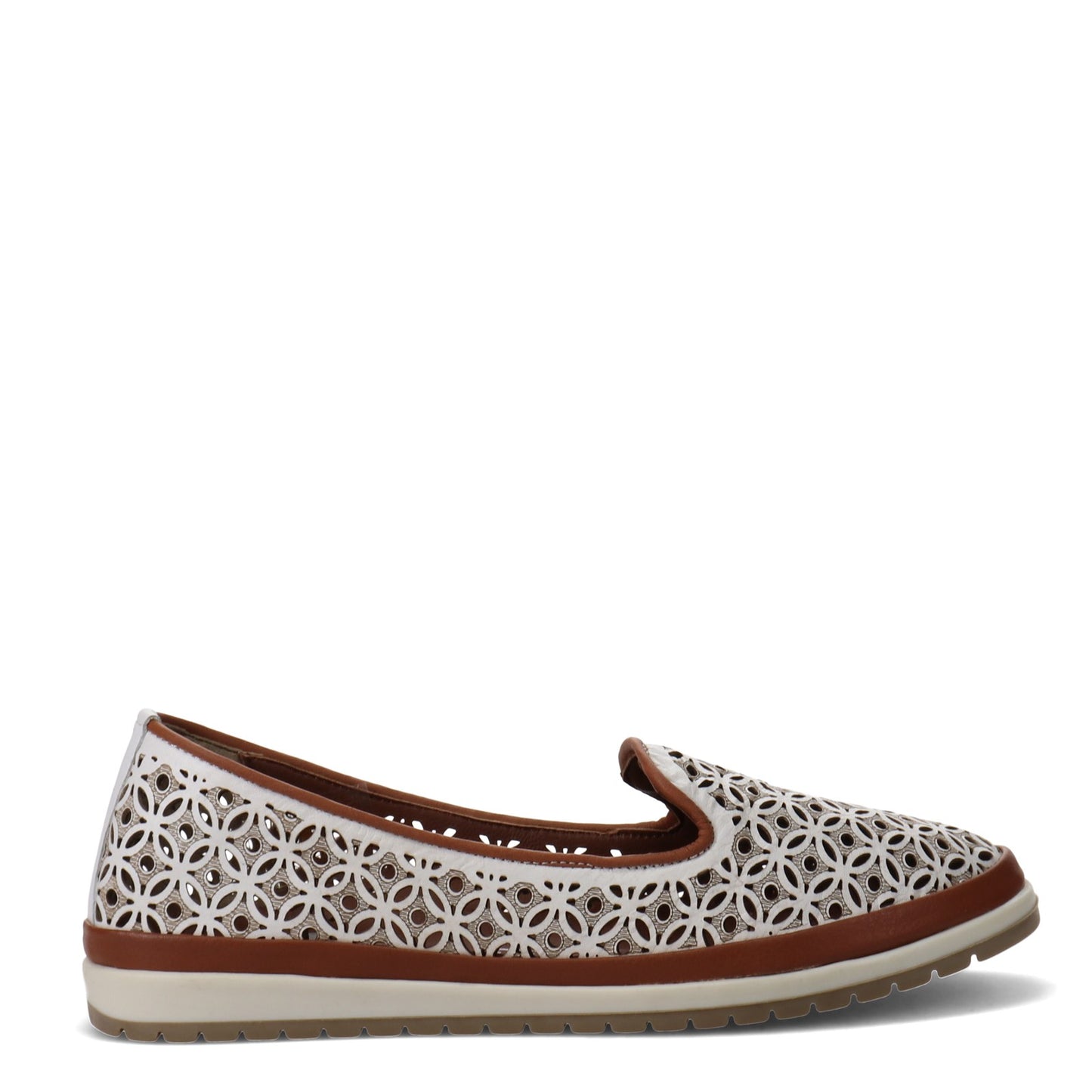 Peltz Shoes Women's Spring Step Tulisa Slip-On White TULISA-W