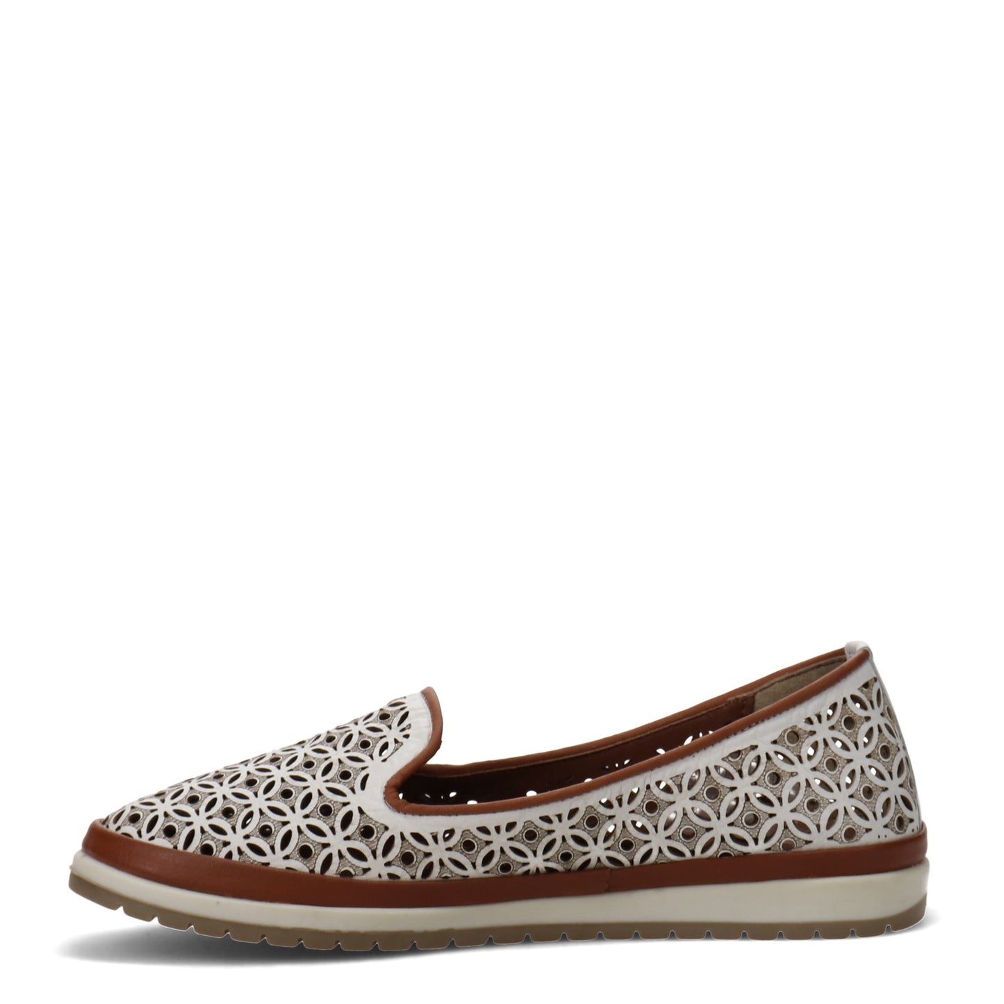 Peltz Shoes Women's Spring Step Tulisa Slip-On White TULISA-W