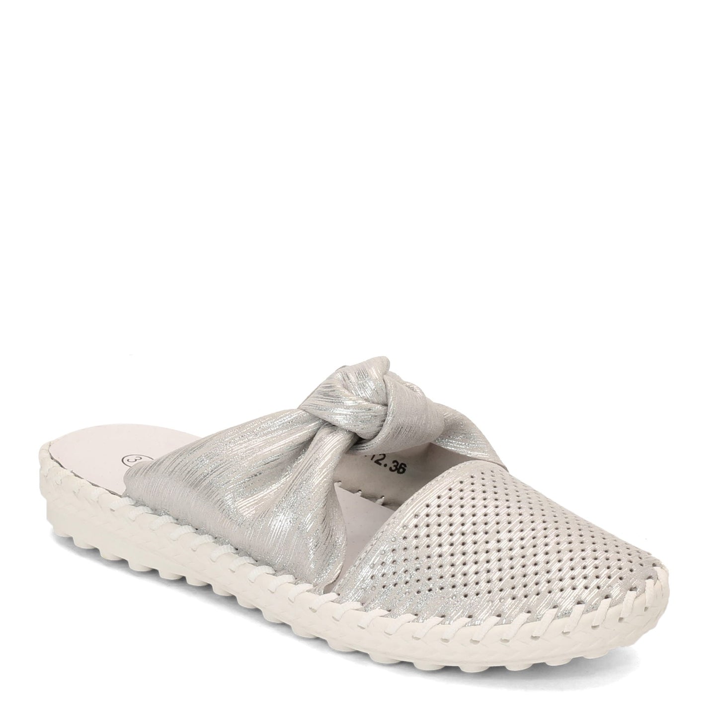Peltz Shoes Women's Bernie Mev TW212 Slip-On SILVER TW212-SLV
