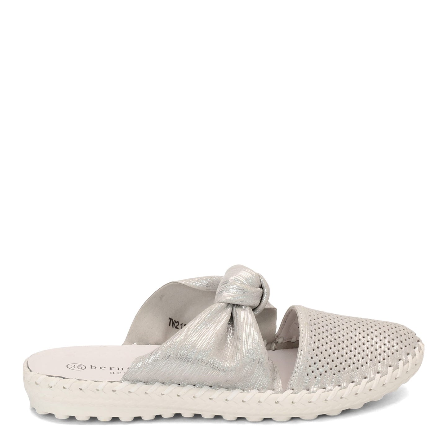 Peltz Shoes Women's Bernie Mev TW212 Slip-On SILVER TW212-SLV