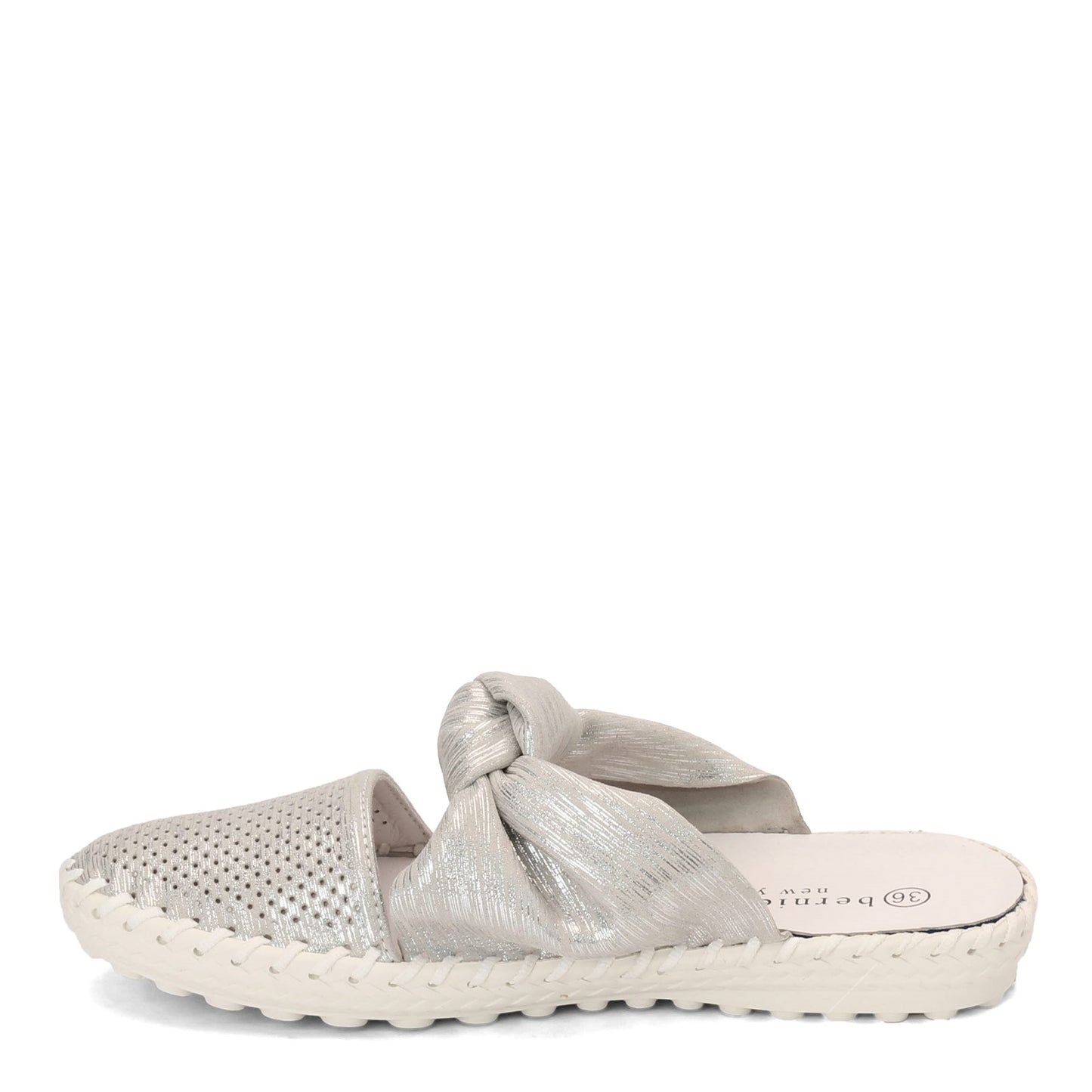 Peltz Shoes Women's Bernie Mev TW212 Slip-On SILVER TW212-SLV