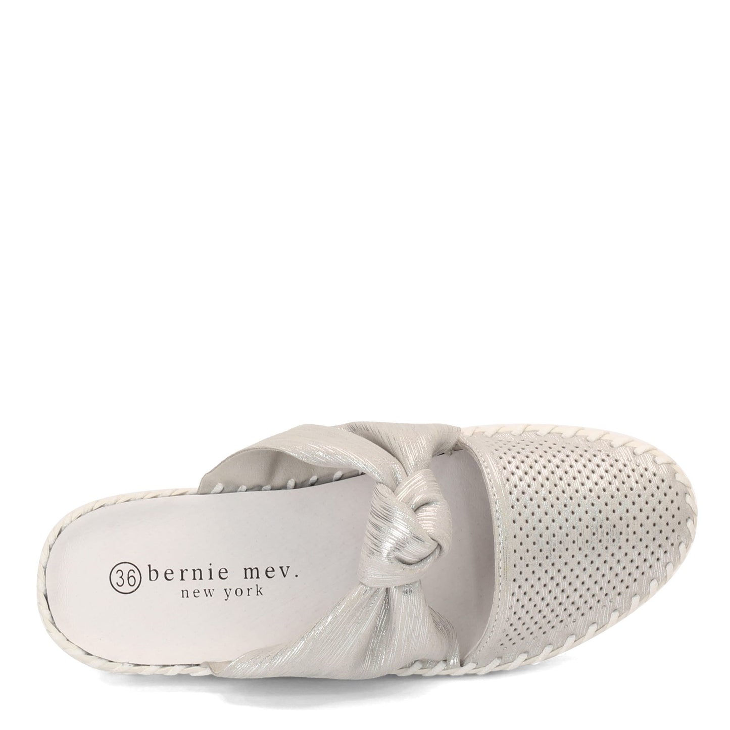 Peltz Shoes Women's Bernie Mev TW212 Slip-On SILVER TW212-SLV