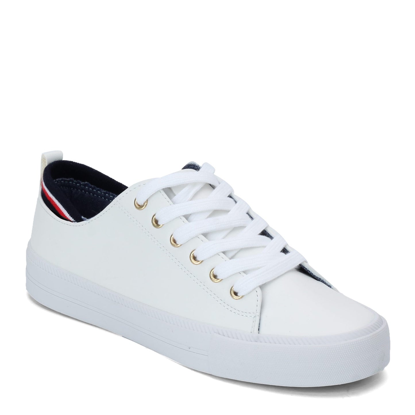 Peltz Shoes Women's Tommy Hilfiger Two Sneaker WHITE TWO WHITE