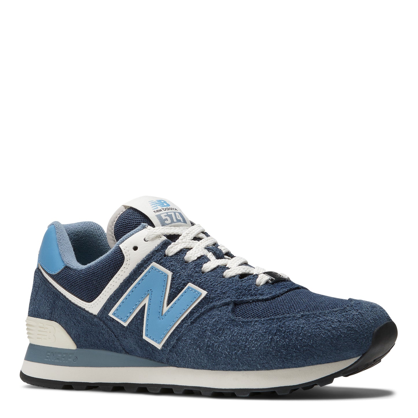 Peltz Shoes Unisex New Balance 574v2 Sneaker NAVY/LIGHT BLUE U574EZ2