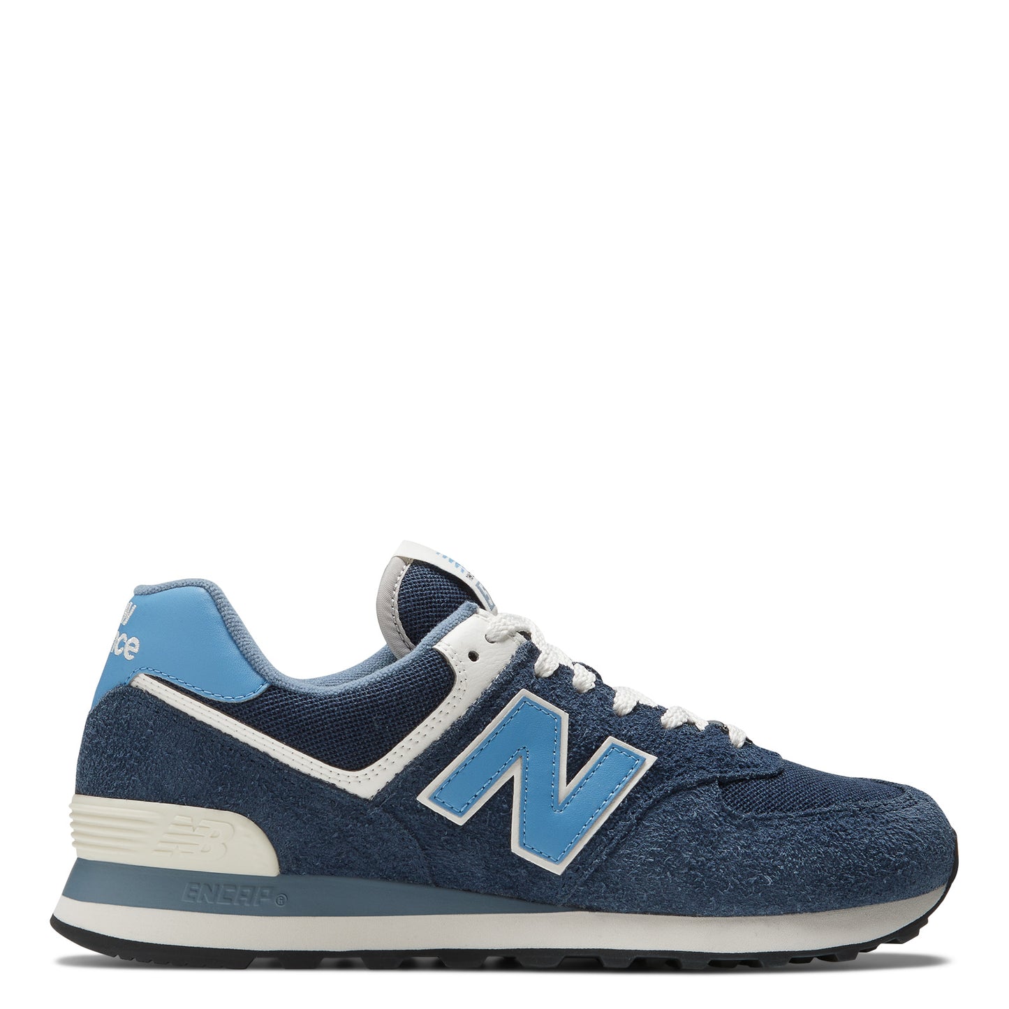 Peltz Shoes Unisex New Balance 574v2 Sneaker NAVY/LIGHT BLUE U574EZ2