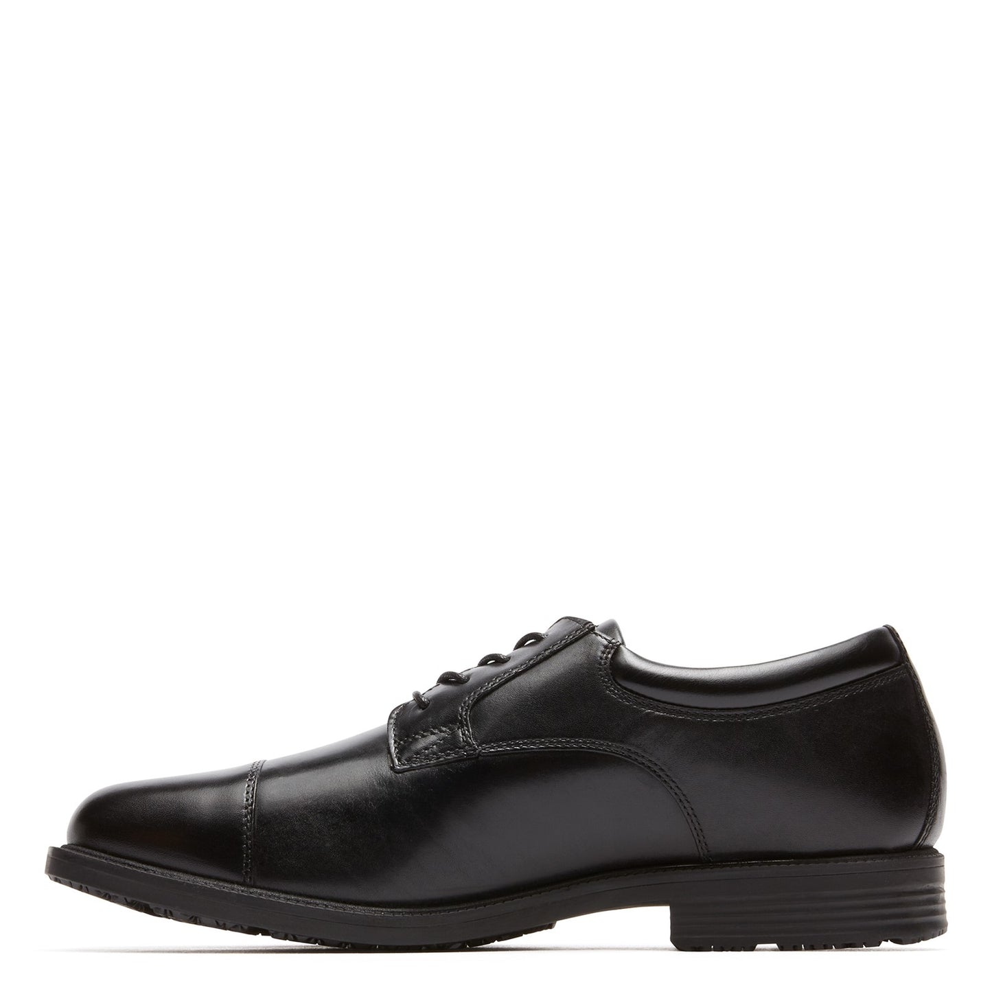 Peltz Shoes Men's Rockport Essential Details Waterproof Cap Toe Oxford BLACK V73839