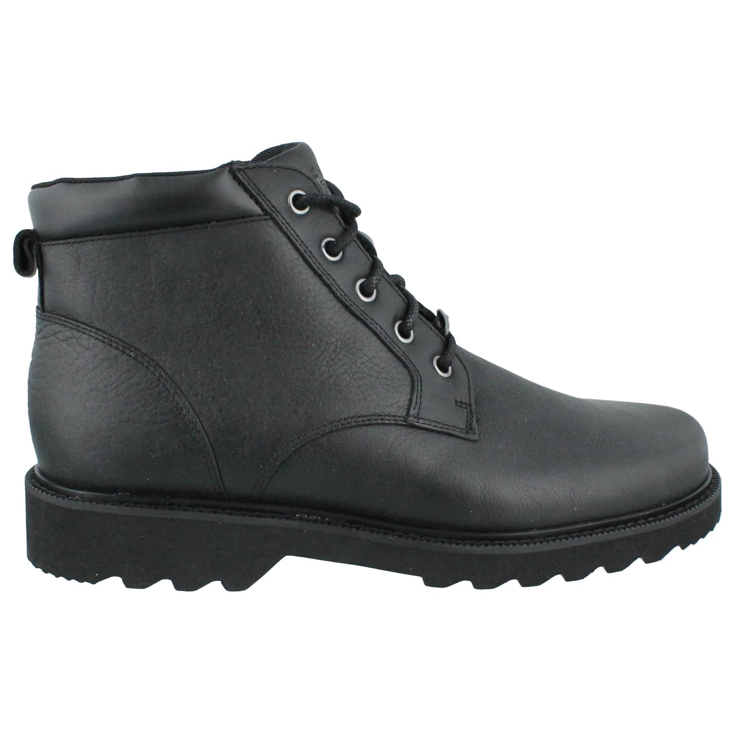 Peltz Shoes Men's Rockport Northfield Plain Toe ankle boots BLACK V75787