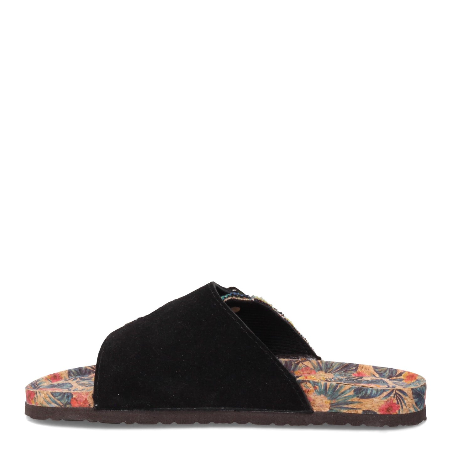 Peltz Shoes Women's MUK LUKS Terra Turf Valerie Sandal BLACK VALERIE-BLACK
