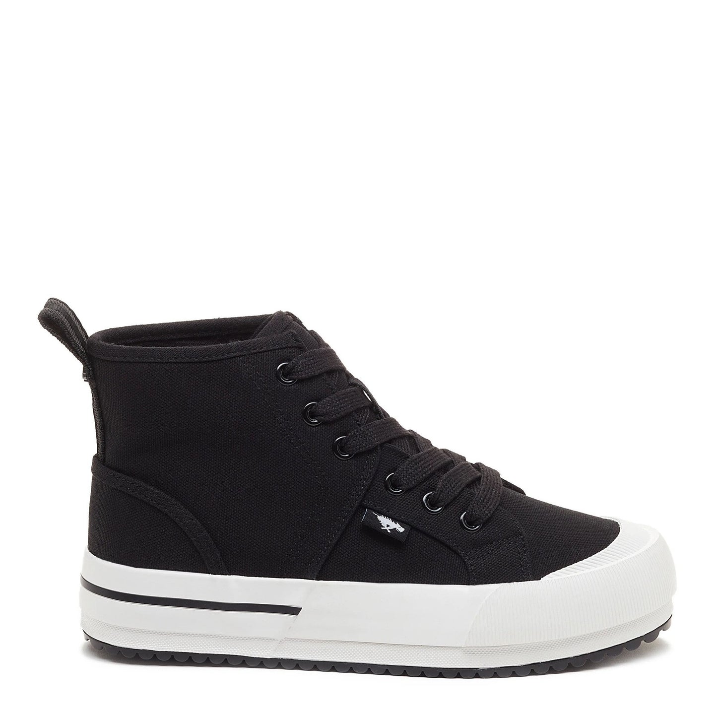 Peltz Shoes Women's Rocket Dog Vela High-Top Sneaker BLACK VELACV-001