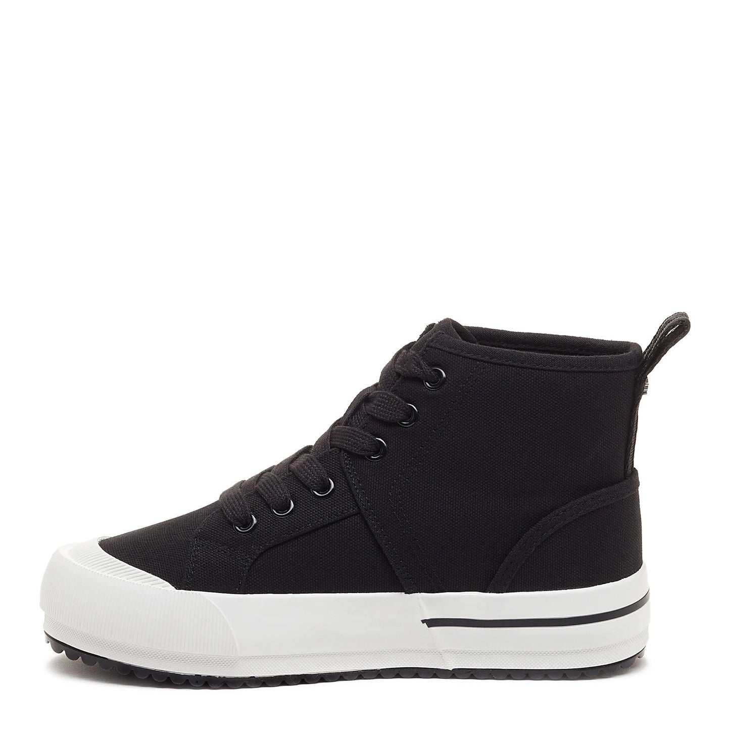 Peltz Shoes Women's Rocket Dog Vela High-Top Sneaker BLACK VELACV-001