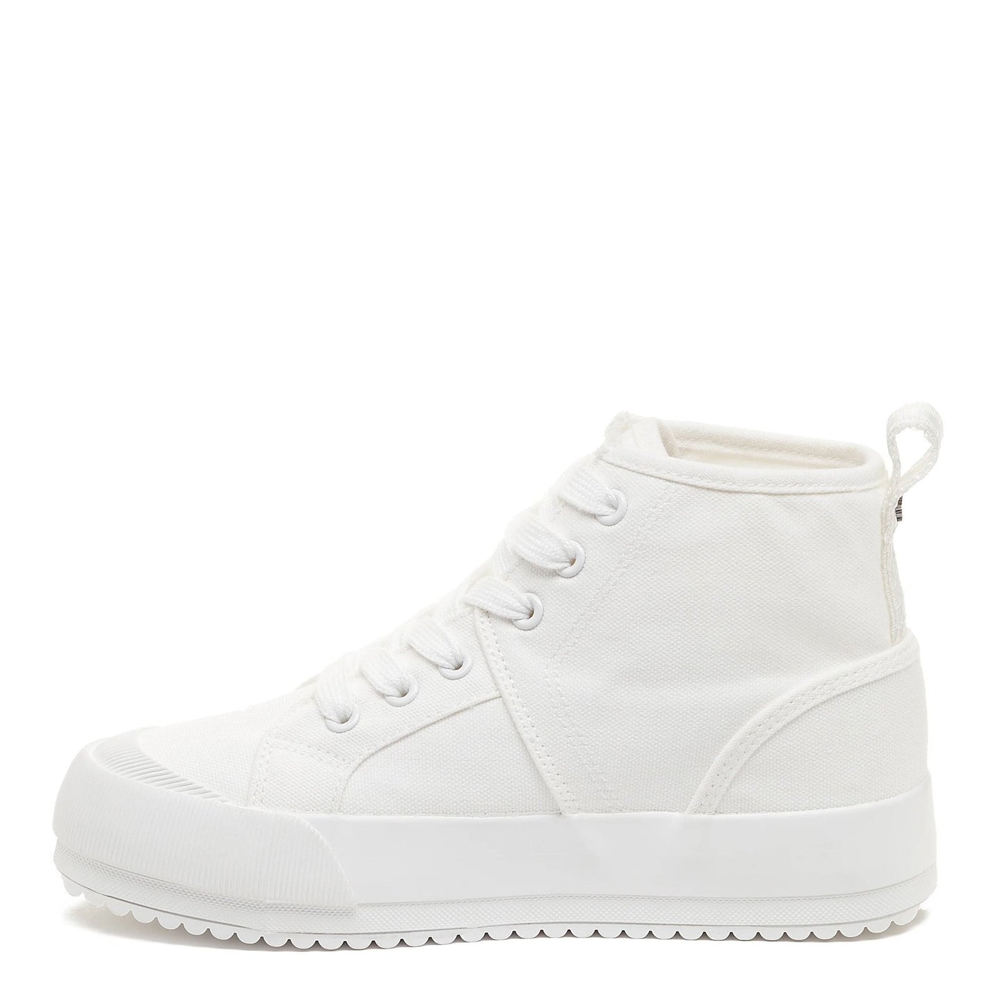 Peltz Shoes Women's Rocket Dog Vela High-Top Sneaker WHITE VELACV-199