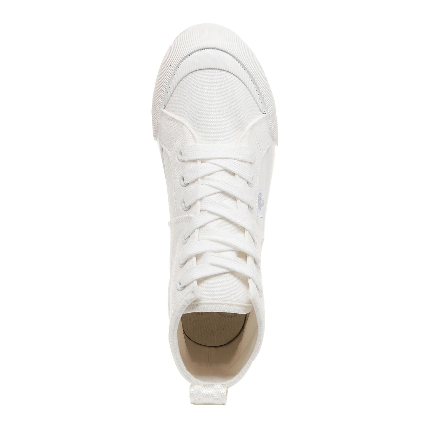 Peltz Shoes Women's Rocket Dog Vela High-Top Sneaker WHITE VELACV-199