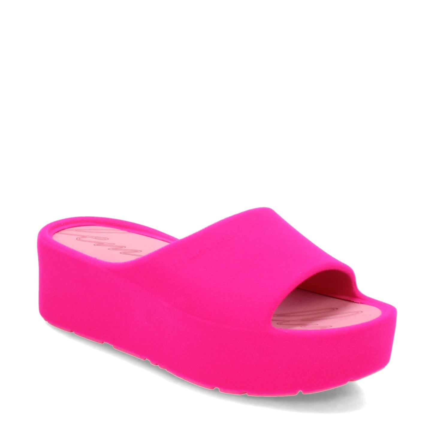 Peltz Shoes Women's Lemon Jelly Velanie Sandal FUSCHIA VELNIE-03