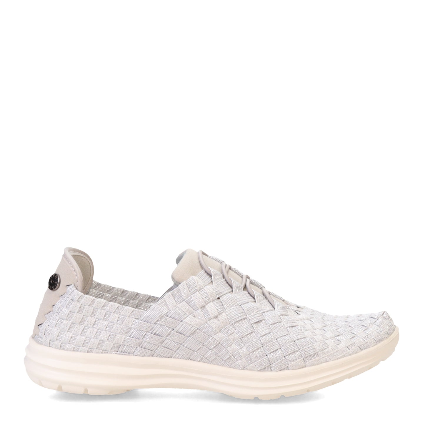 Peltz Shoes Women's Bernie Mev Victoria Slip-On WHITE SHIMMER VICTORIA WHTS