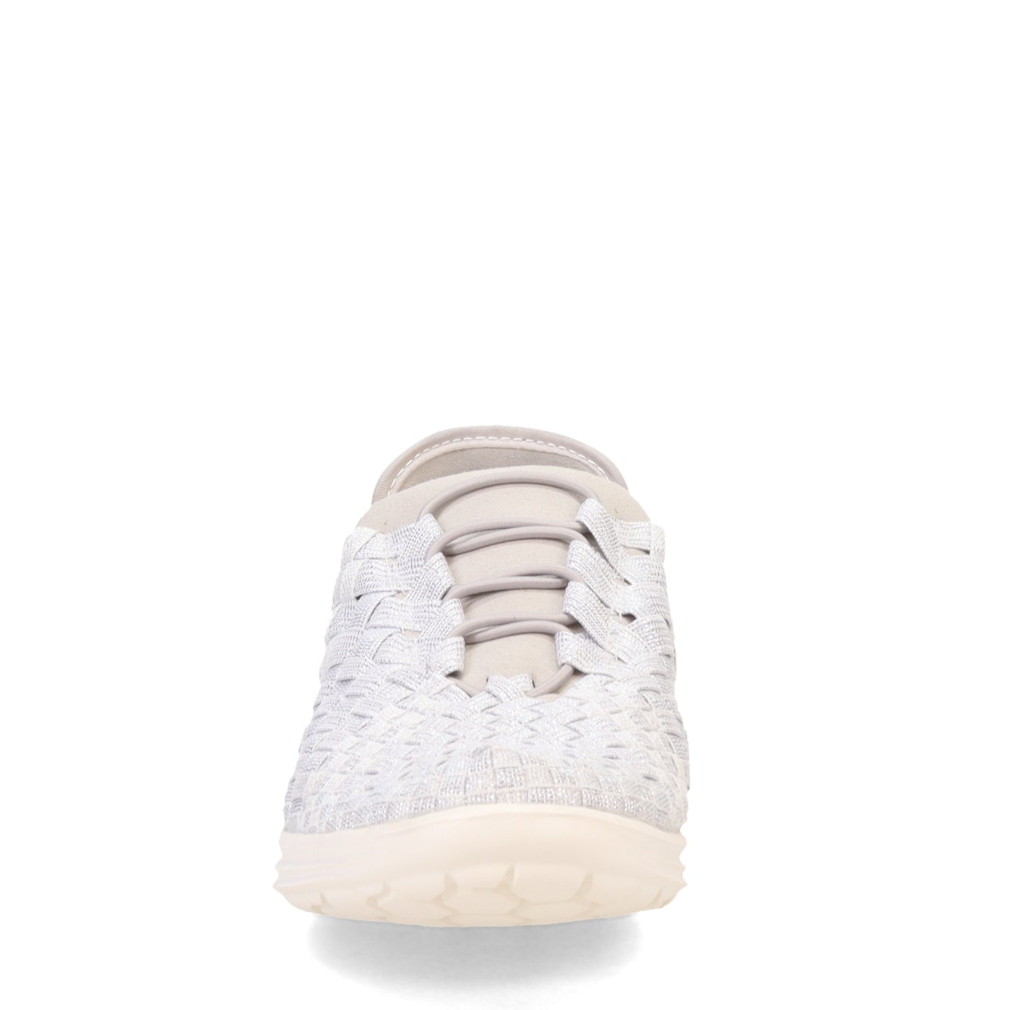 Peltz Shoes Women's Bernie Mev Victoria Slip-On WHITE SHIMMER VICTORIA WHTS