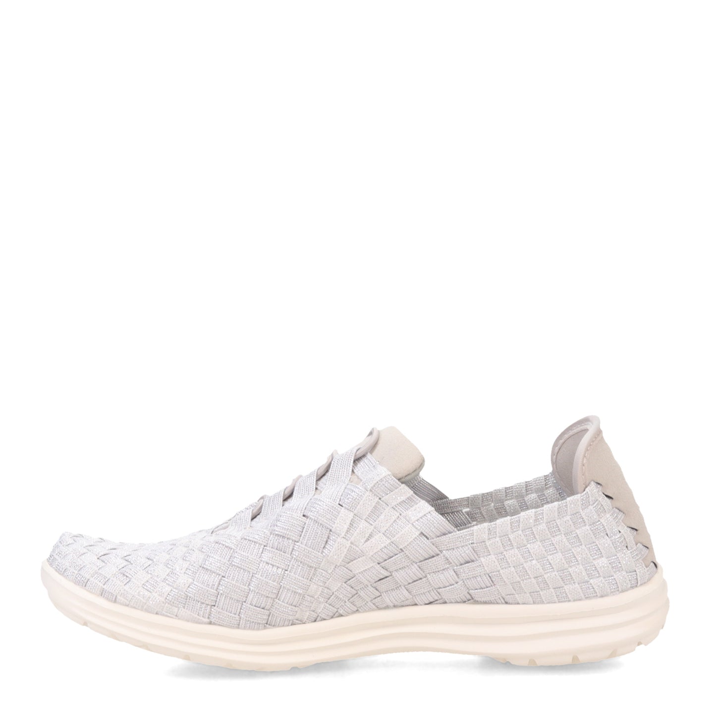 Peltz Shoes Women's Bernie Mev Victoria Slip-On WHITE SHIMMER VICTORIA WHTS