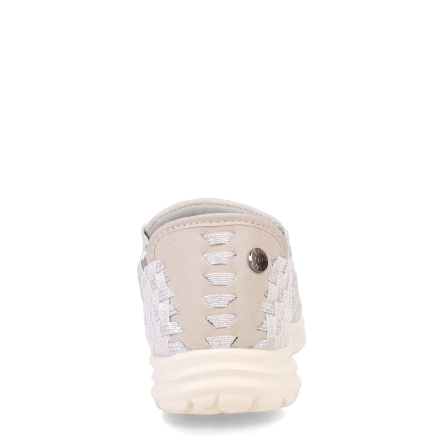 Peltz Shoes Women's Bernie Mev Victoria Slip-On WHITE SHIMMER VICTORIA WHTS